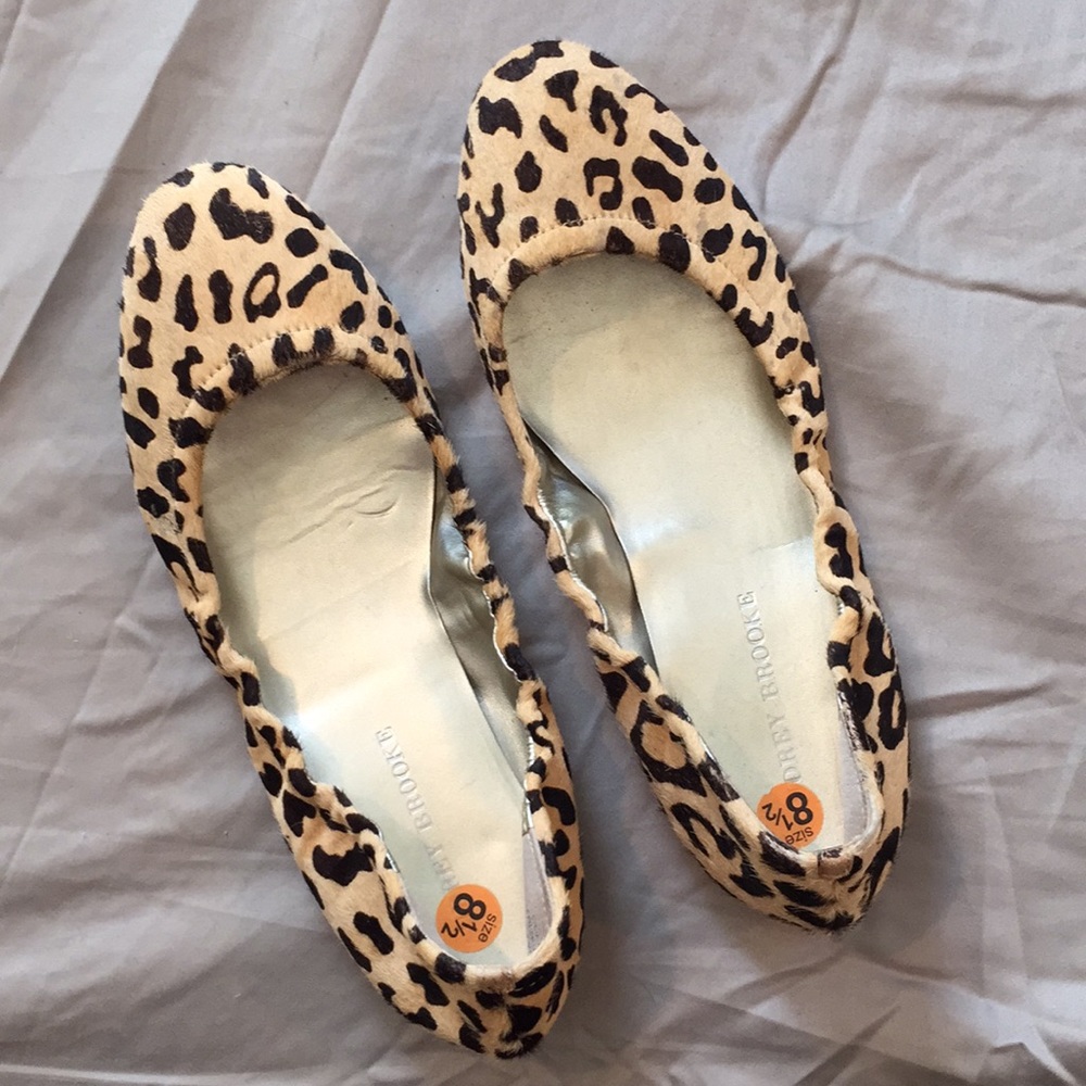 Leopard Flats with hair